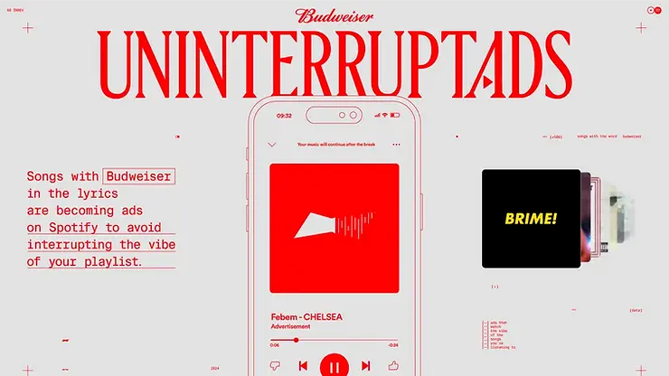 Budweiser biến những bài hát nhắc đến thương hiệu thành quảng cáo nhắm mục tiêu trên Spotify-1