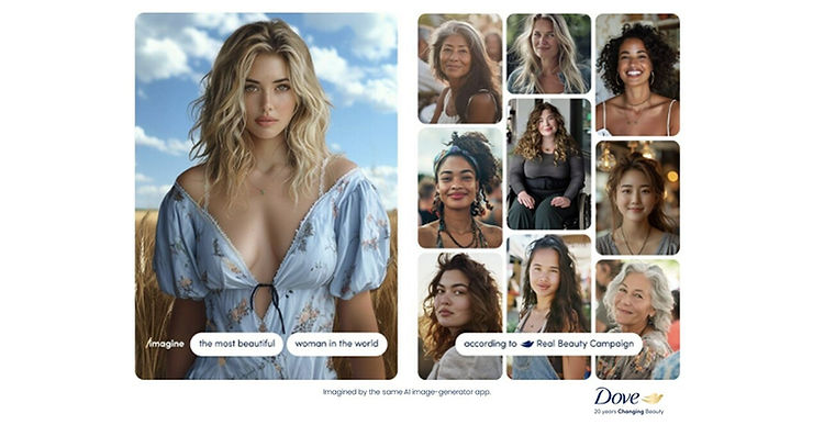 Dove cam kết không sử dụng người mẫu AI thay cho phụ nữ thật trong quảng cáo của mình-1